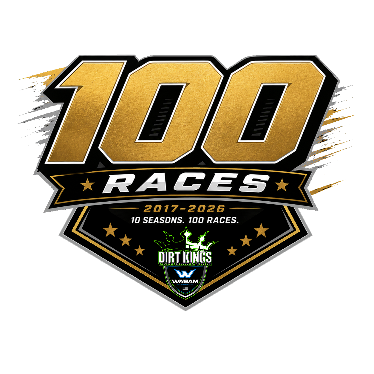 100 race logo